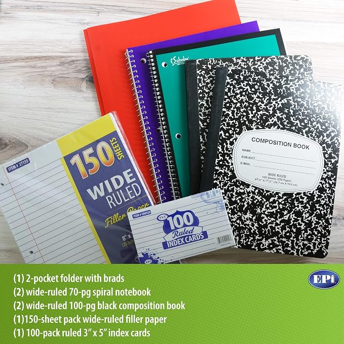 EPI Essential School Supply Kit (2nd Grade (120 Packs))