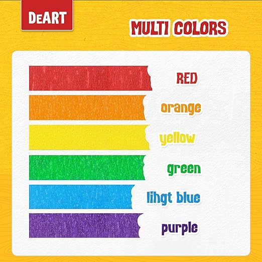 DEART Colored Masking Tape Painters Tape Writable 12 or 8 Pack 1 inch or 0.6 Inches for Arts & Crafts Labeling Coding Whiteboard Thin Paper Tape Craft Supplies Wire Management Scrapbook