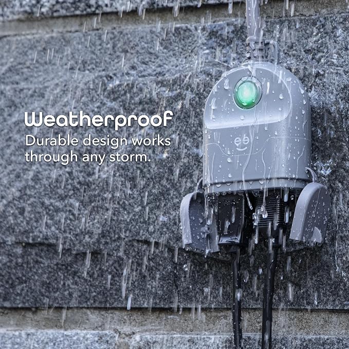 Geeni Outdoor Duo Wi-Fi Smart Plug, Weatherproof Dual Socket, Wireless Remote Control, Works with Alexa & Google Home, 2 Outlets