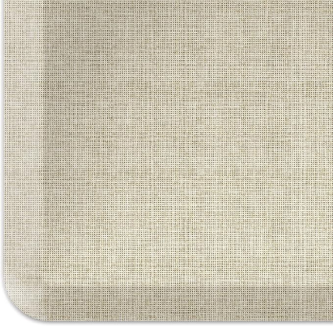 GelPro NewLife Decorative Foam Floor Mat, 72" x 20", Tweed Antique White