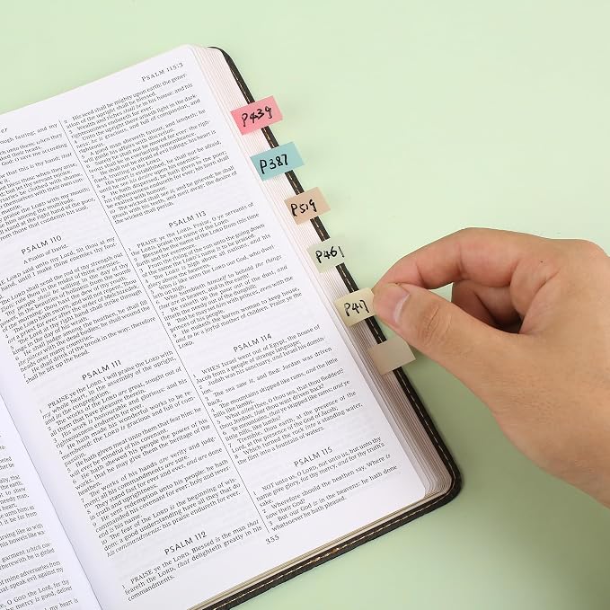Mr. Pen- Sticky Notes Set, 410 Pack, Ruled | Dotted & Blank Notes with 150 Index Tabs, Divider Sticky Pads for Bible Study, Office, School, Planning