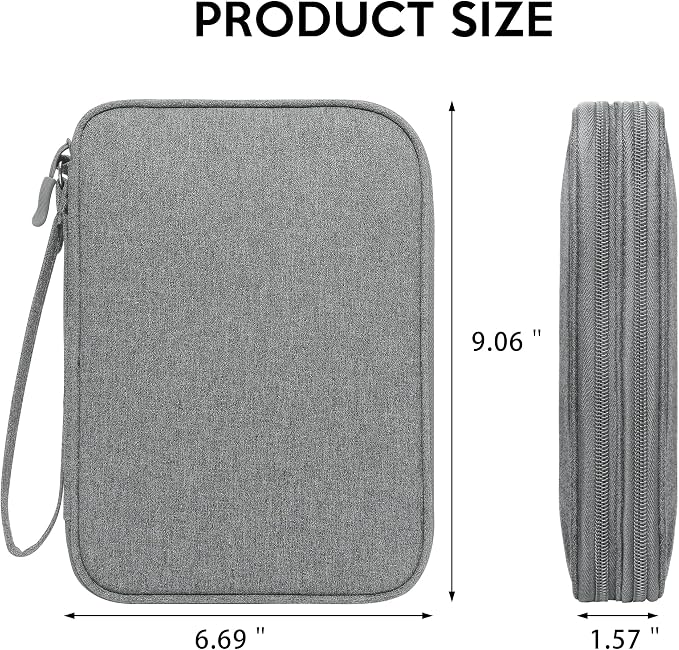CILLA Electronics Organizer Travel, Travel Cord Organizer Case, Compact Electronics Accessories Bag for Cable, Cord, Charger, Phone