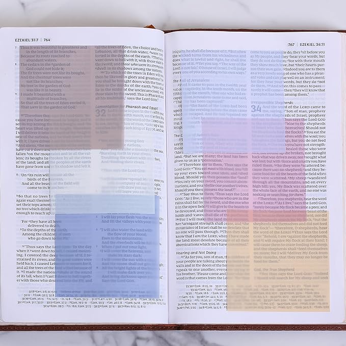 Mr. Pen- Transparent Sticky Notes, 3”x3”, Dreamy Pastel, 12 Pads, 600 Sheets, Bible Journaling Sticky Notes, See Through Sticky Notes, Translucent Sticky Notes, Stocky Notes for Bible Journaling