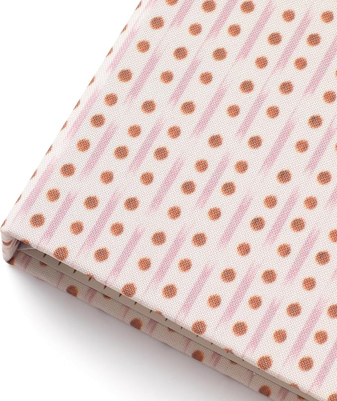 Papier 16-Week Undated Planner | Ikat Stripe Fabric Hardcover | Write Lists, Notes, Goals, Habits, Tasks, Dates, Ideas, Meetings, Appointments | Personal or Work Life Productivity | Concealed Spine