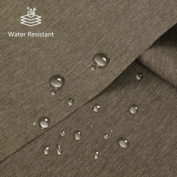 Waterproof Canvas Fabric by The Yard, 58inch 600D Upholstery Fabric Polyester Material Outdoor Water Resistant Material for Sewing Chair Patio Cushion Bag Sofa Seat Repair, 3 Yard Coffee
