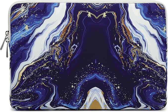 Canvaslife Blue Marble Patten Laptop Sleeve 14 inch 14.0 inch Laptop case Bag