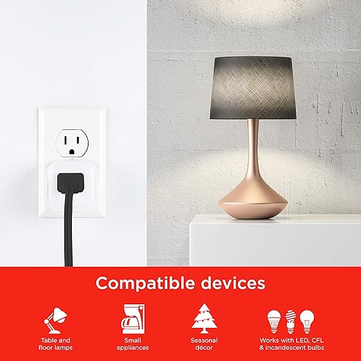 UltraPro Smart Plug WiFi Outlet, Smart Home, Smart Switch, Smart Outlet, Works With Alexa, Echo & Google Home, No Hub Required, App Controlled, ETL Certified, Electrical Outlet Switch, 2 Pack, 51410