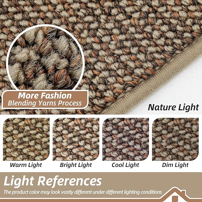 BEQHAUSE Kitchen Runner Rugs 24"x84", Non-Slip Kitchen Mats for Floor, Super Absorbent and Stain Resistant Kitchen Rug, Machine Washable Rugs for Kitchen, Hallway, Laundry & Sink, Taupe