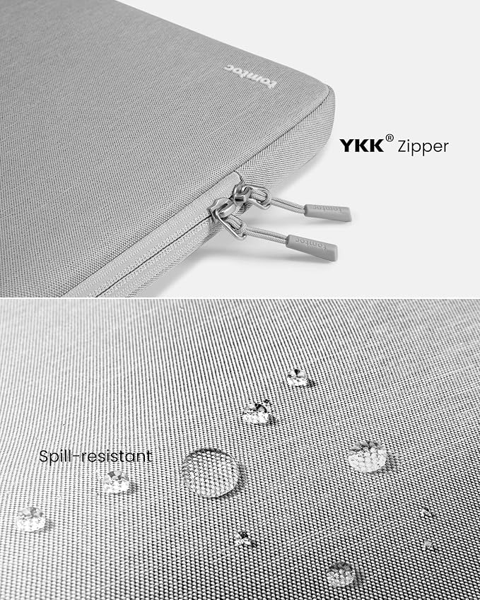 tomtoc 360° Protective Laptop Sleeve for 13-inch New MacBook Air M5/A3449 (2026) M4/A3240, M3/A3113, M2/A2681, M1/A2337, Water-Resistant Computer Case Bag Fits 13" MacBook Neo A18 & MacBook Pro M2/M1