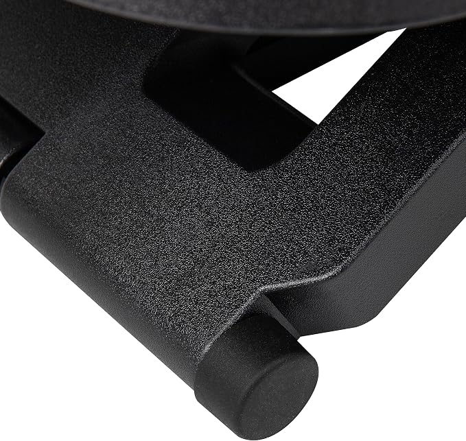 Mind Reader Foot Rest, Under Desk at Work, Ergonomic, Height Adjustable, Office, Plastic, 17"L x 13"W x 6.25"H, Black