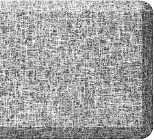 Anti Slip 3/4 inchs Anti Fatigue Kitchen Floor Mat, Ergonomic Comfort Standing Mat, Waterproof Kitchen Runner for Home, Kitchen, Office, Laundry, Garage (Light Gray, 20" x 48" -0.75")
