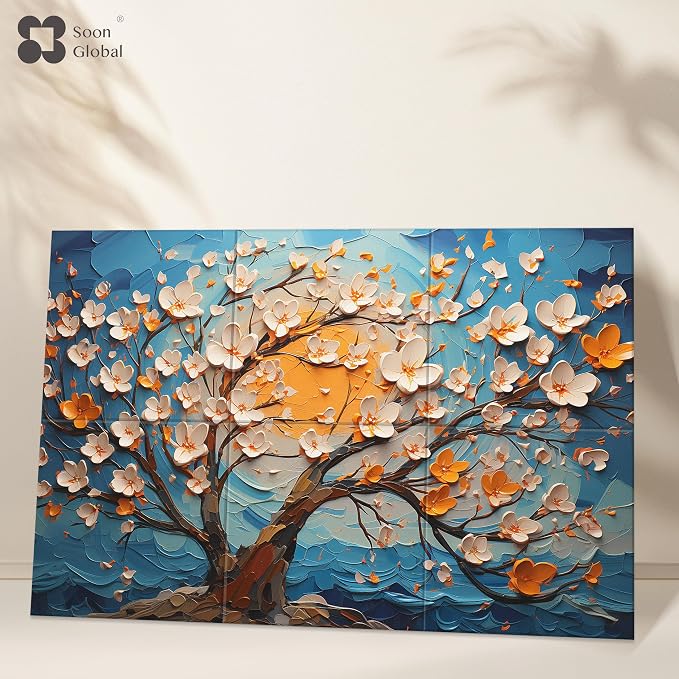 Soon Global Acoustical Wall Panels, 72 X 48 Inches Art Acoustic Panels, Decorative Acoustic Panels, Acoustic Wall Panels, Sound Absorbing Wall Art, Canvas