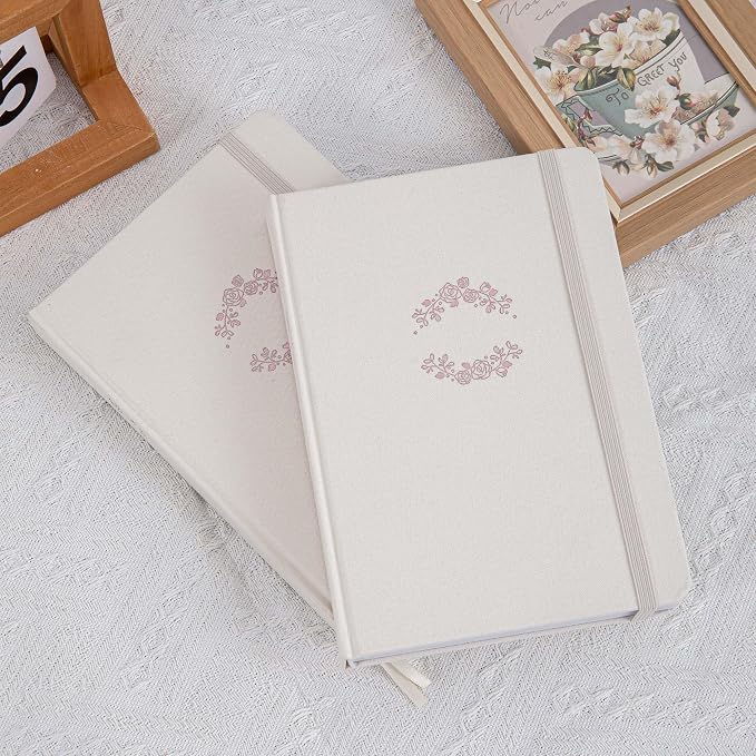 MGGAO Bullet Dotted Journal, No Bleed Thick 160gsm Dotted Journal, A5 Dot Notebook, 5.8 X 8.2 IN, Hardcover Notebooks for Personal Organizers