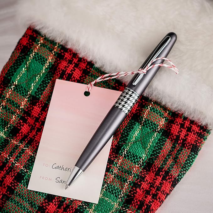 PILOT MR Retro Pop Collection Fountain Pen in Gift Box, Orange Barrel with Flower Accent, Fine Point Stainless Steel Nib, Refillable Black Ink (91433)
