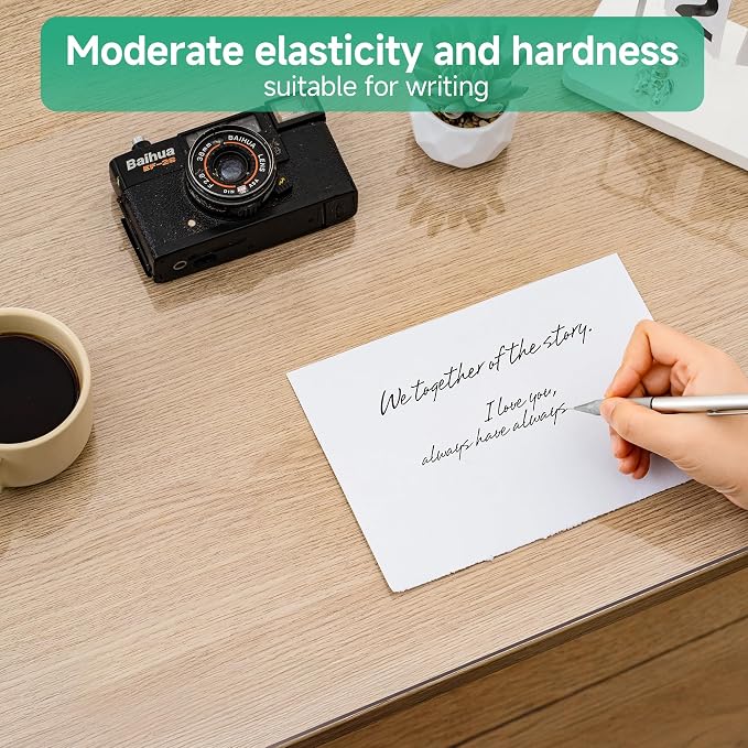 NATRKE Clear Desk Mat Pad, 35.4" X 15.7" Large Transparent Desk Protector, 1.5mm PVC Waterproof Non-Slip Writing Desk Pad Blotter for Desktop Home Office, 90 x 40 cm