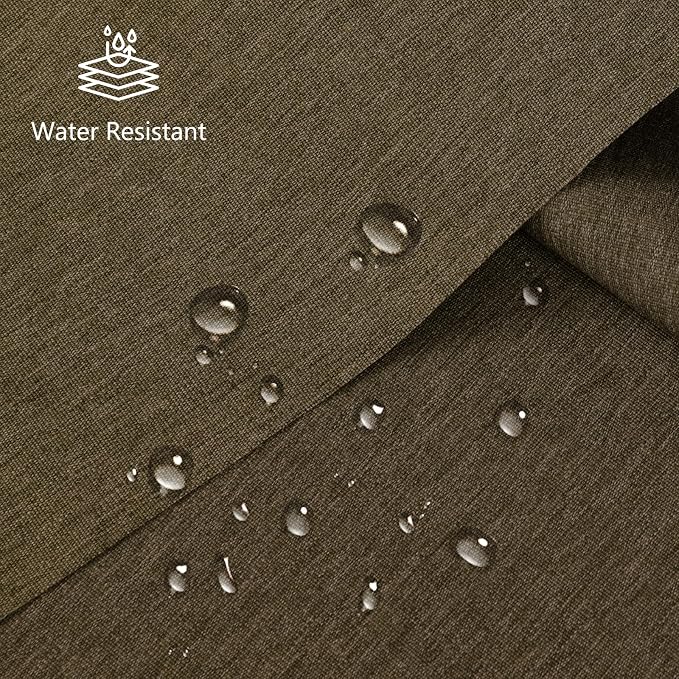 Waterproof Canvas Fabric by The Yard, 58inch 600D Upholstery Fabric Polyester Material Outdoor Water Resistant Material for Sewing Patio Chair Cushion Bag Seat Repair, 15 Yard Yellow Brown
