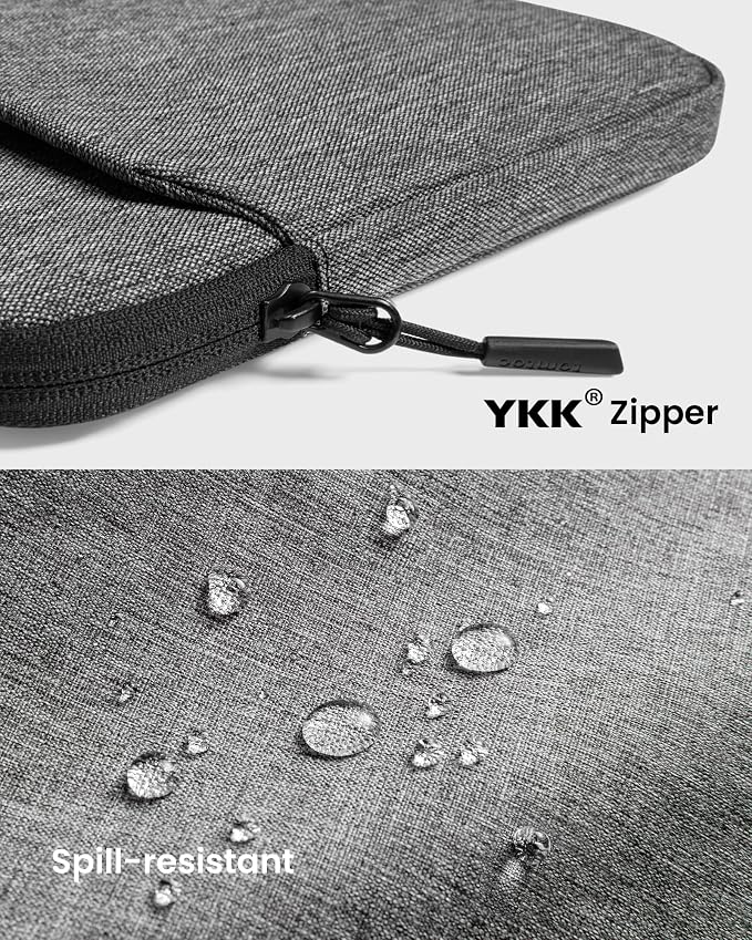 tomtoc Slim Laptop Sleeve for 13.5-14.3 Lenovo, HP, ASUS, Dell, Acer Laptop Notebook, Vivobook/Zenbook 14, Water-Resistant Protective Case for 13.8 Inch Surface