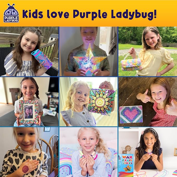Purple Ladybug 1260 Variety Scratch and Sniff Stickers - Classroom Decor with 15 Unique Scents - Fun and Motivational Rewards for Kids and Teachers Must Haves, Smelly Sticker Back to School Gift