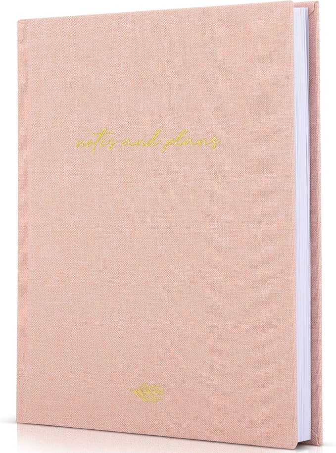 Aesthetic Daily Planner And Notebook With Hourly Schedule - Modern Hardcover To do List Notepad to Easily Organize Your Work Tasks And Appointments - The Perfect Book for School & Office Supplies