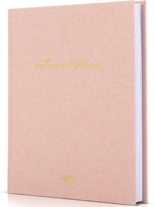 Aesthetic Daily Planner And Notebook With Hourly Schedule - Modern Hardcover To do List Notepad to Easily Organize Your Work Tasks And Appointments - The Perfect Book for School & Office Supplies