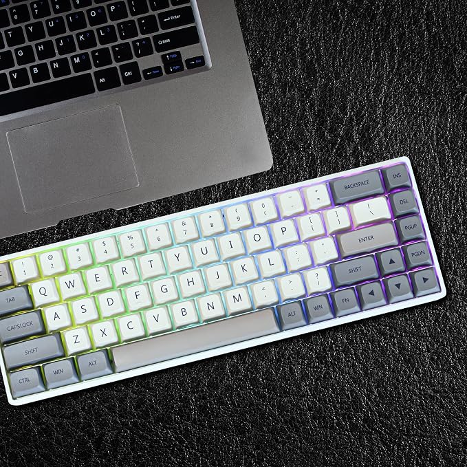 Guffercty kred XDA Profile Keycaps 137 PBT Key Retro Cap Cover Set Dye Sublimation for Cherry Mx Switch Mechanical Keyboard (XDA/Enlightenment)