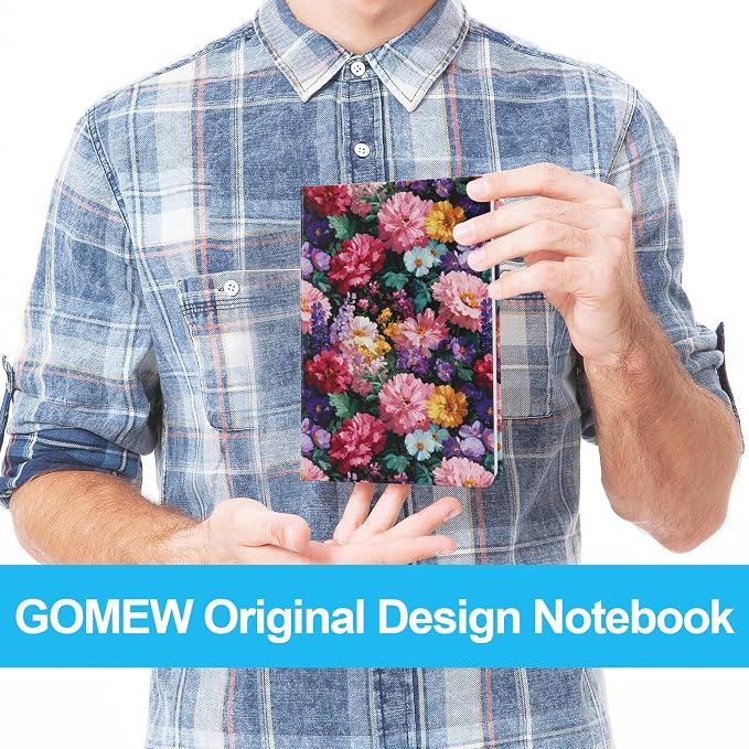 Dotted Journal Notebook A5, Dot Grid Bullet Journal for Women, 160 Pages with 100gsm Thick Paper for Journaling, Planning, Habit Tracking & Notes, Gift for Women, Blossom