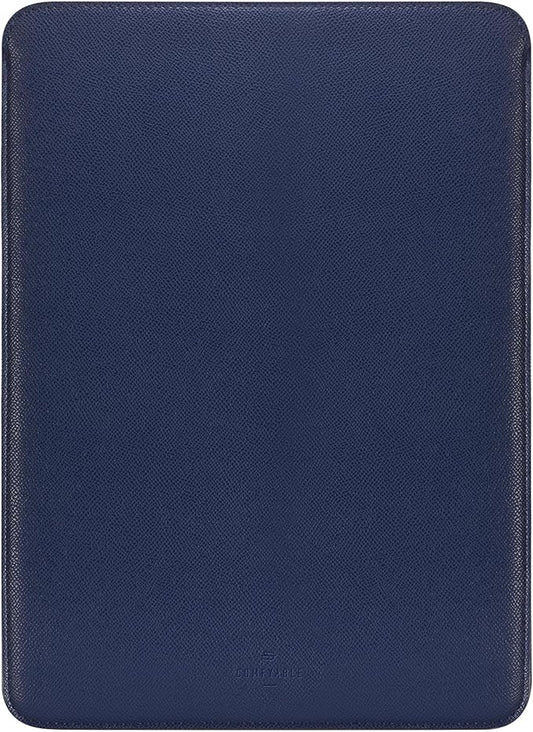 Comfyable Laptop Sleeve 13 Inch Precisely Compatible with MacBook Air M5 2026 & MacBook Pro/Neo A18, Faux Leather Cover Case, Midnight Blue