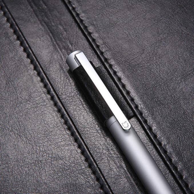 Padfolio Portfolio Resume Folder with Pocket, Premium Faux Leather Interview Writing Legal Pads Document Organizer Portfolio with Business Card Holder (Black)
