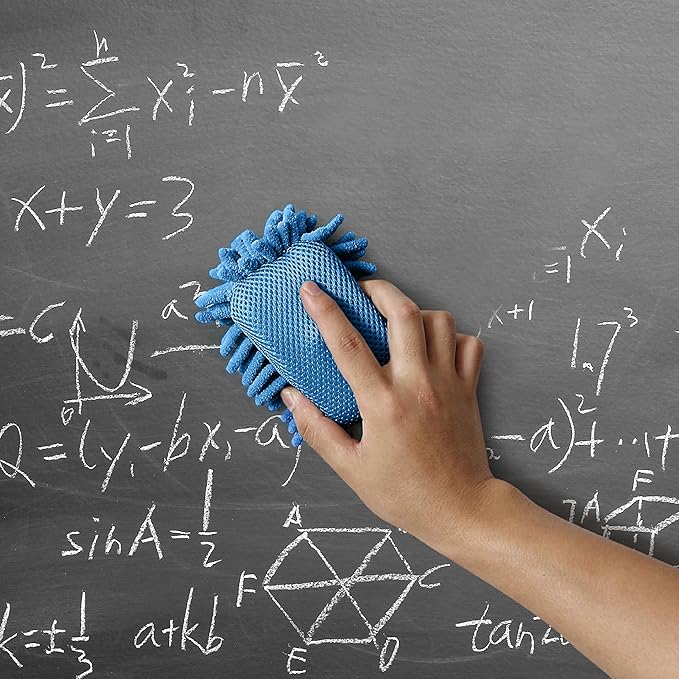 Mr. Pen- Magnetic Microfiber Shag Whiteboard Erasers, 4" x 6", 4 Pack, Dual Surface, Washable Large Dry Erase Board Cleaner for Chalk, Marker, Classroom, Office, Home