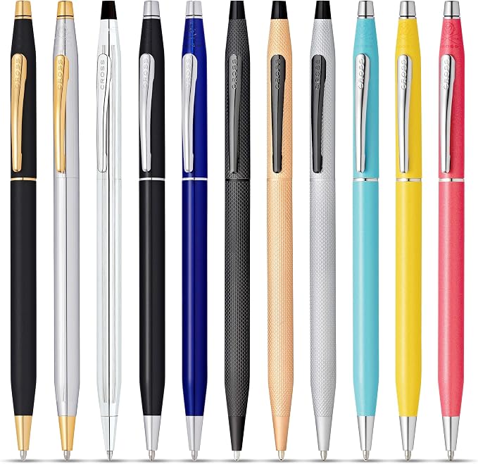 Cross Classic Century Refillable Gel Ink Rollerball Pen, Fine Rollerball, Includes Premium Gift Box - Black Lacquer