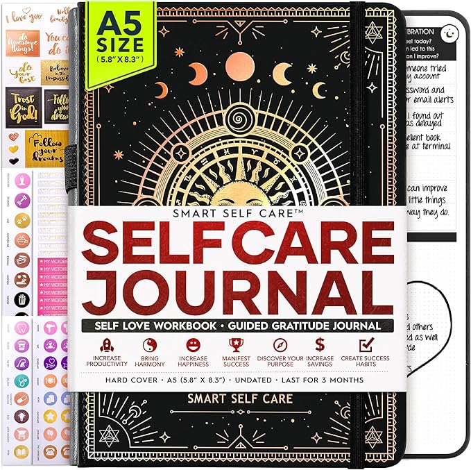90-Day Goal Planner with Daily Journal, Gratitude & Habit Tracker | Daily Planner, Productivity, Time blocking, Manifestation & Affirmations with Vision Board, Self Care Journal for Women & Men