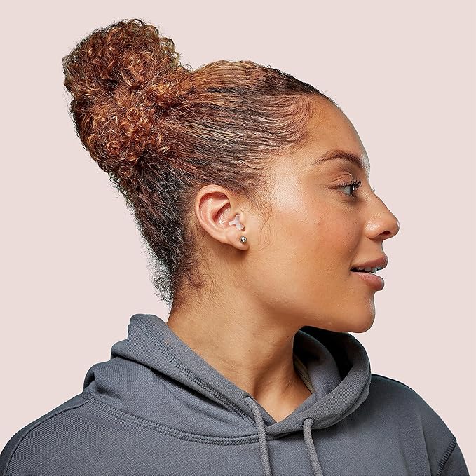 Flare Calmer Mini | Ear Plugs Alternative | Daily Noise Relief | Sound Sensitivity | Stress Relief | No Muffling | Improve Wellbeing | Comfy, Reusable, Soft Silicone Earplugs | Soft Translucent