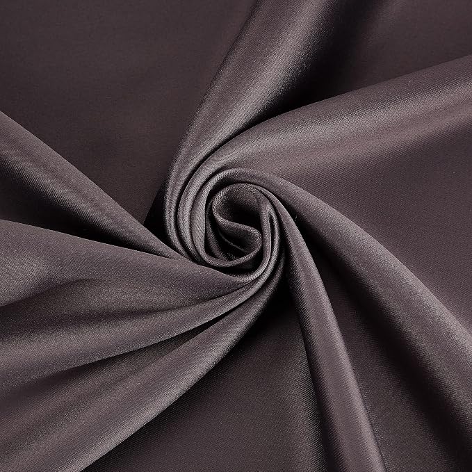 Sun Zero Nordic 2-pack Theater Grade Extreme 100% Blackout Grommet Curtain Panel Pair, 52" x 96", Fig