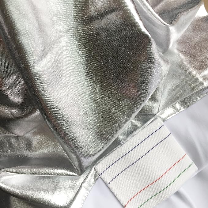 Stretch Dining Chair Cover for Wedding Banquet Party Decor (Shiny Silver) | spandex chair covers seat covers for chair for dining chairs party wedding dining room metallic glitter luxury silver