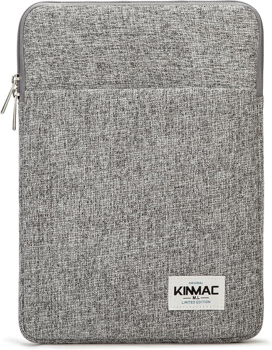 Kinmac 360° Protective Vertical Laptop Sleeve Case Cover Bag (Snow Grey, 13.5 inch-14 inch)