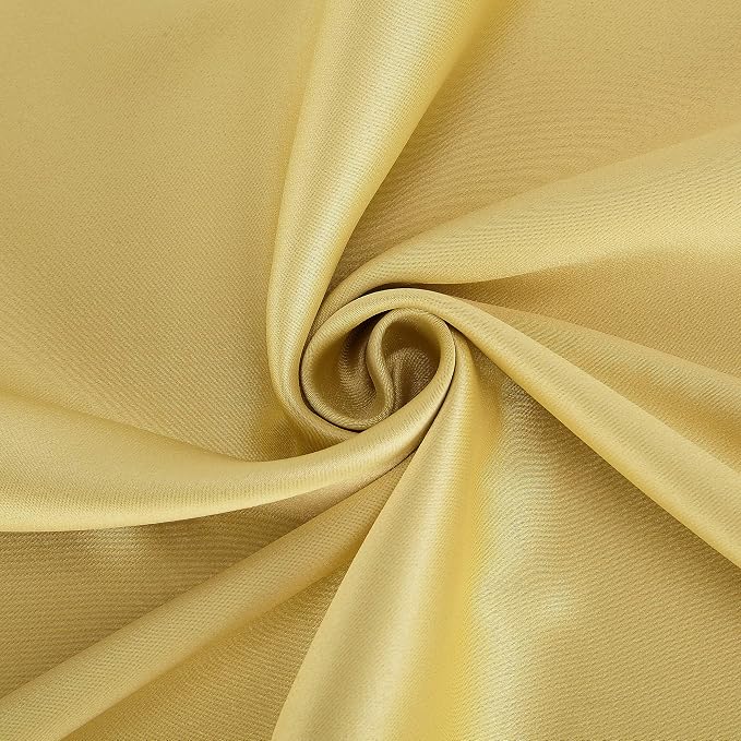 Sun Zero Nordic 2-pack Theater Grade Extreme 100% Blackout Grommet Curtain Panel Pair, 52" x 63", Flax
